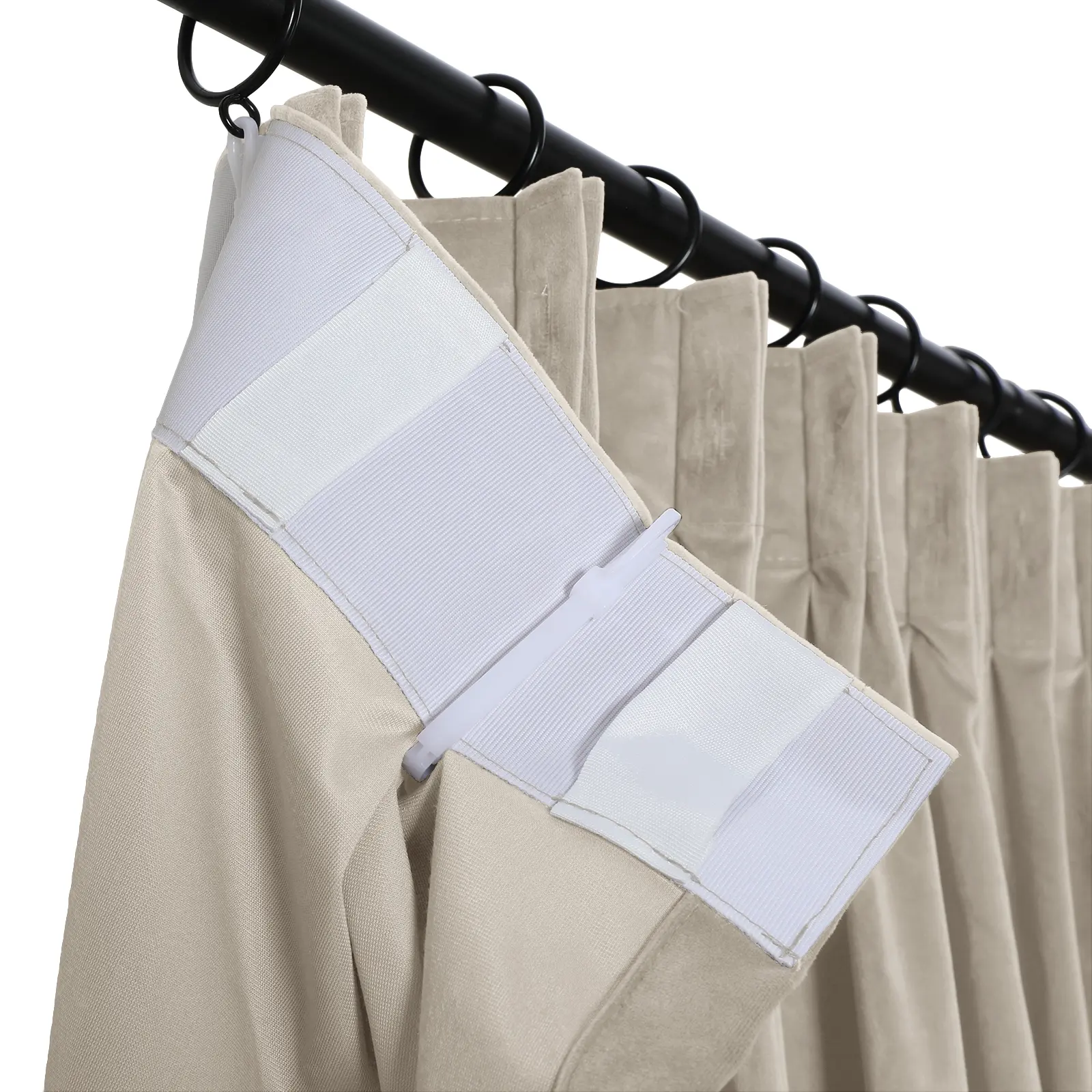 Maillard Velvet Curtains & Drapes Pleated - Image 6