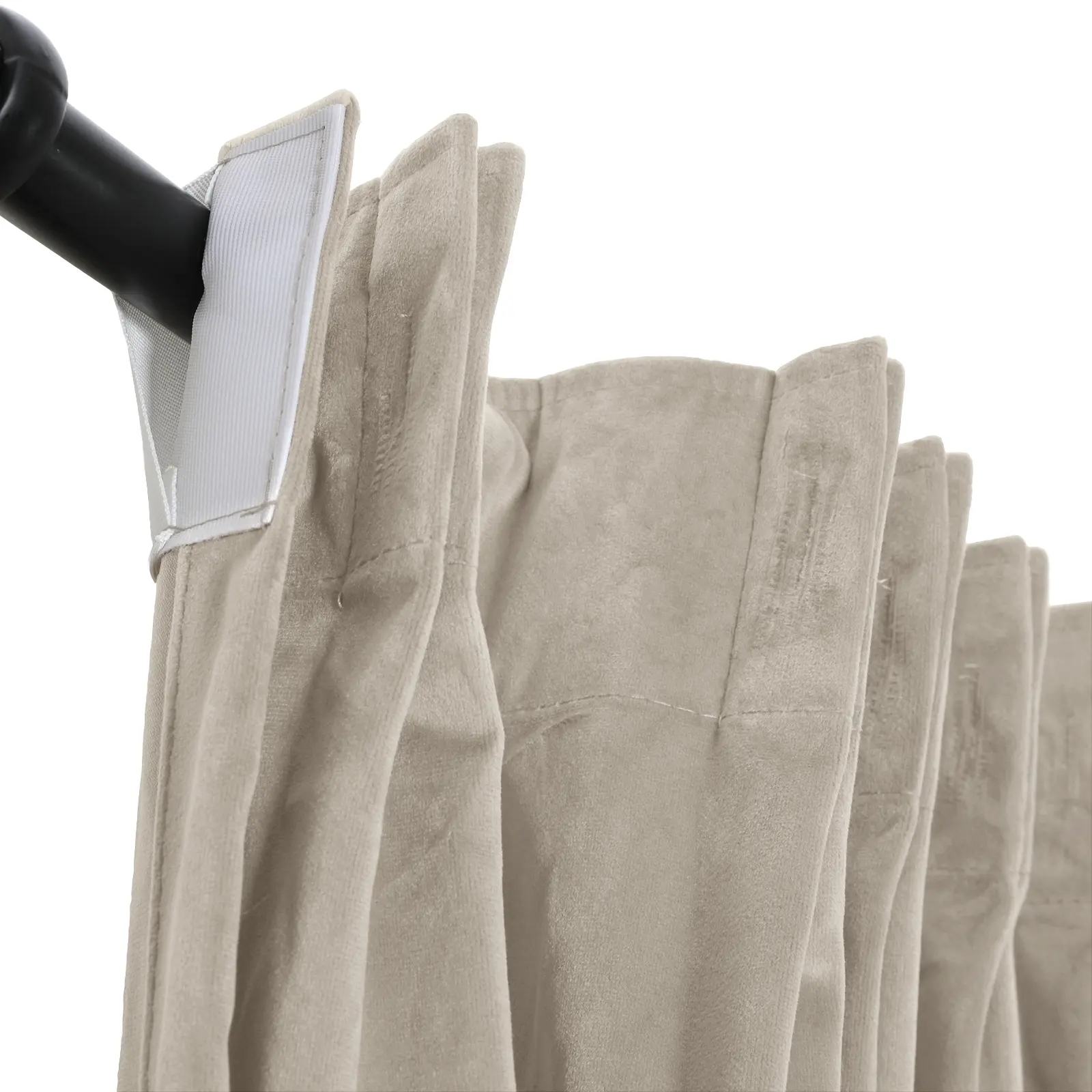 Maillard Velvet Curtains & Drapes Pleated - Image 7