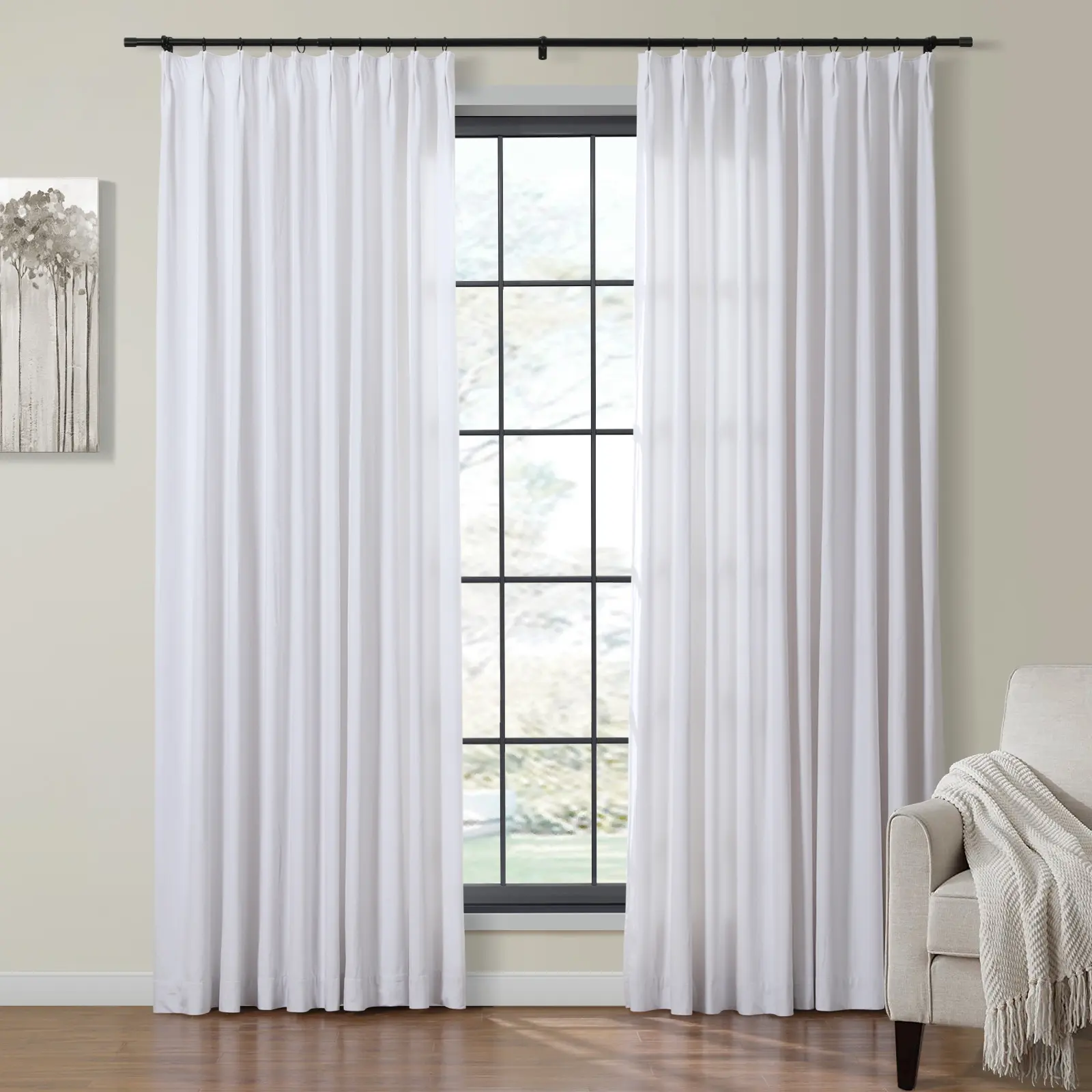 Maillard Velvet Curtains & Drapes Pleated - Image 67