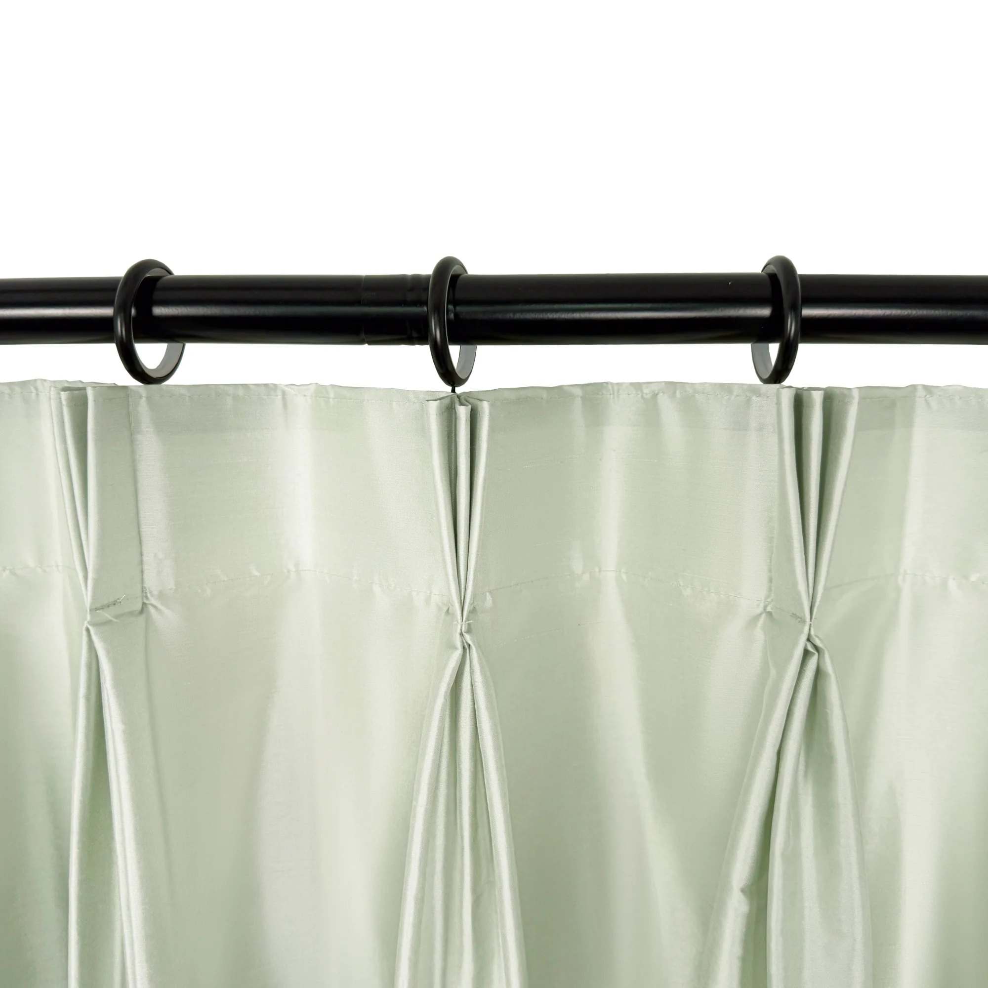 Mona Luxurious Silk Curtains & Drapes Pleated - Image 2