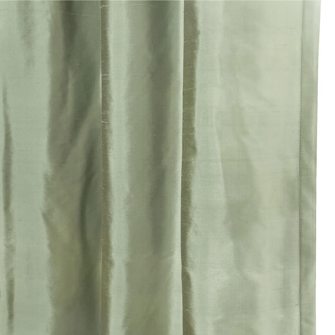 Mona Luxurious Silk Curtains & Drapes Grommet - Image 4