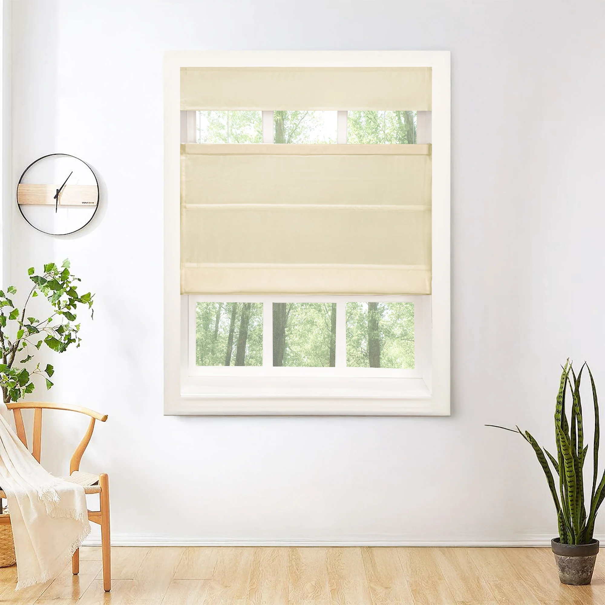 Mona Luxurious Silk Roman Shades & Blinds | Top Down Bottom Up - Image 16