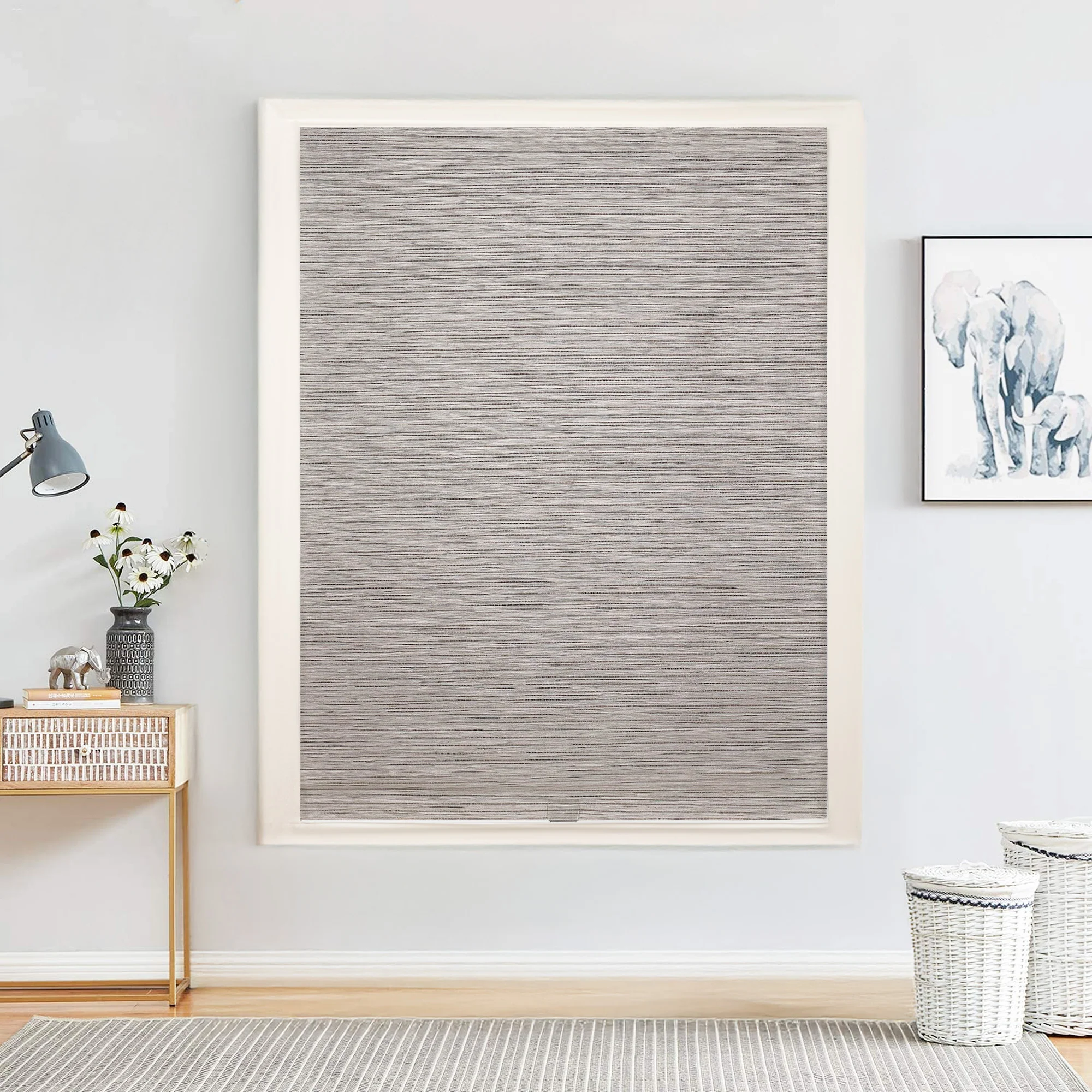 Natural Jute & Hemp Blinds & Shades | 2 Shades on 1 Headrail - Image 4