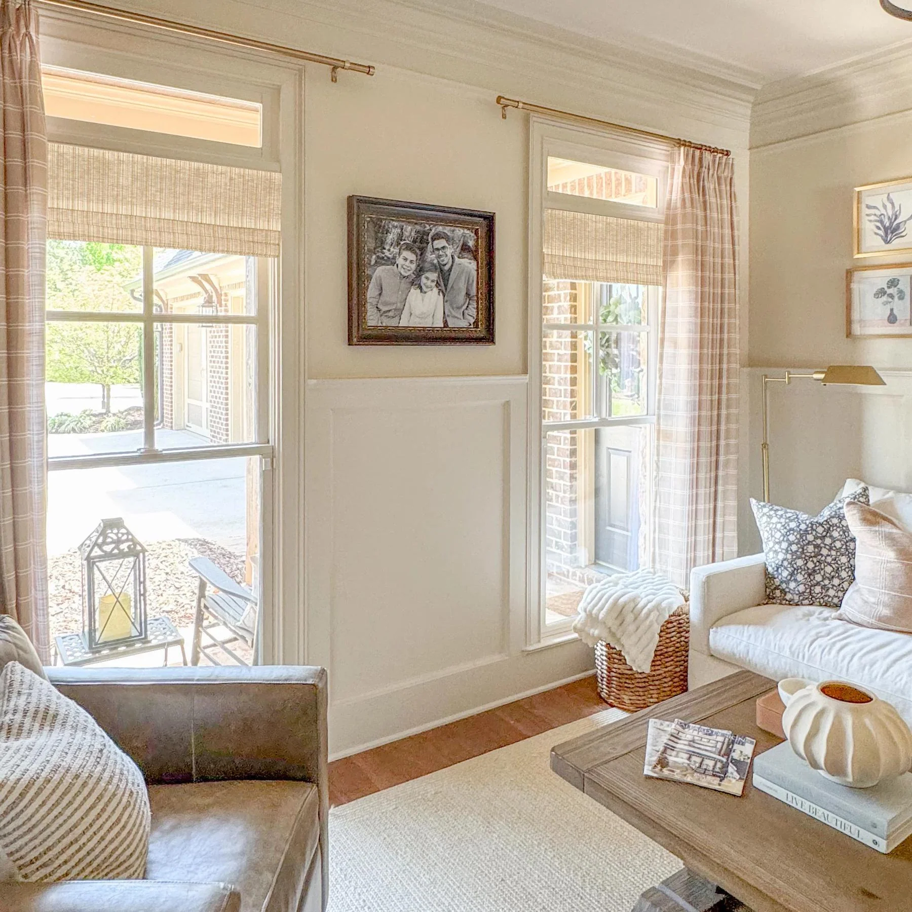 Natural Jute & Hemp Blinds & Shades | Caramel Stripes - Image 2