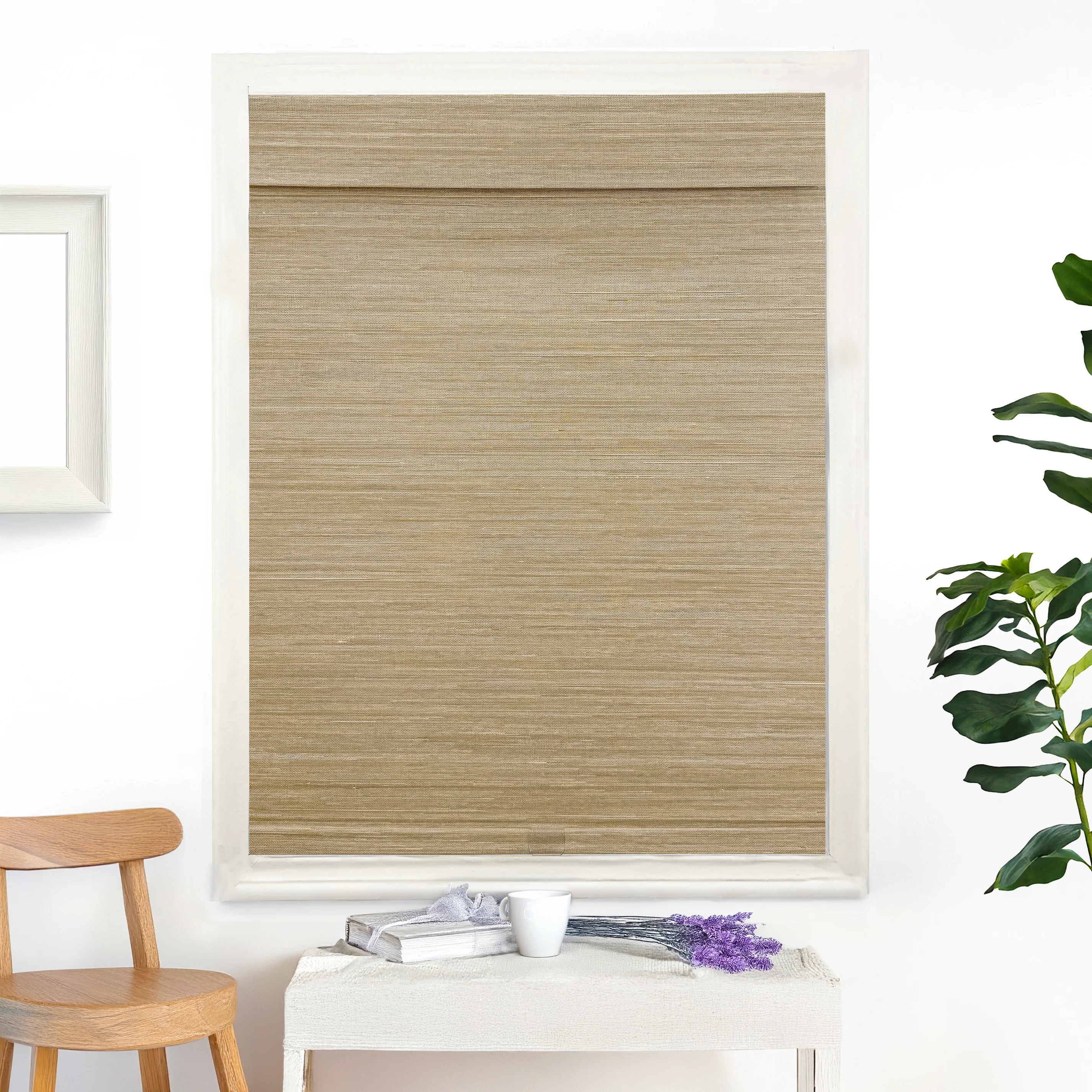 Nomi Woven Bamboo Blinds & Shades Top Down Bottom Up | Hemp Grass - Image 8