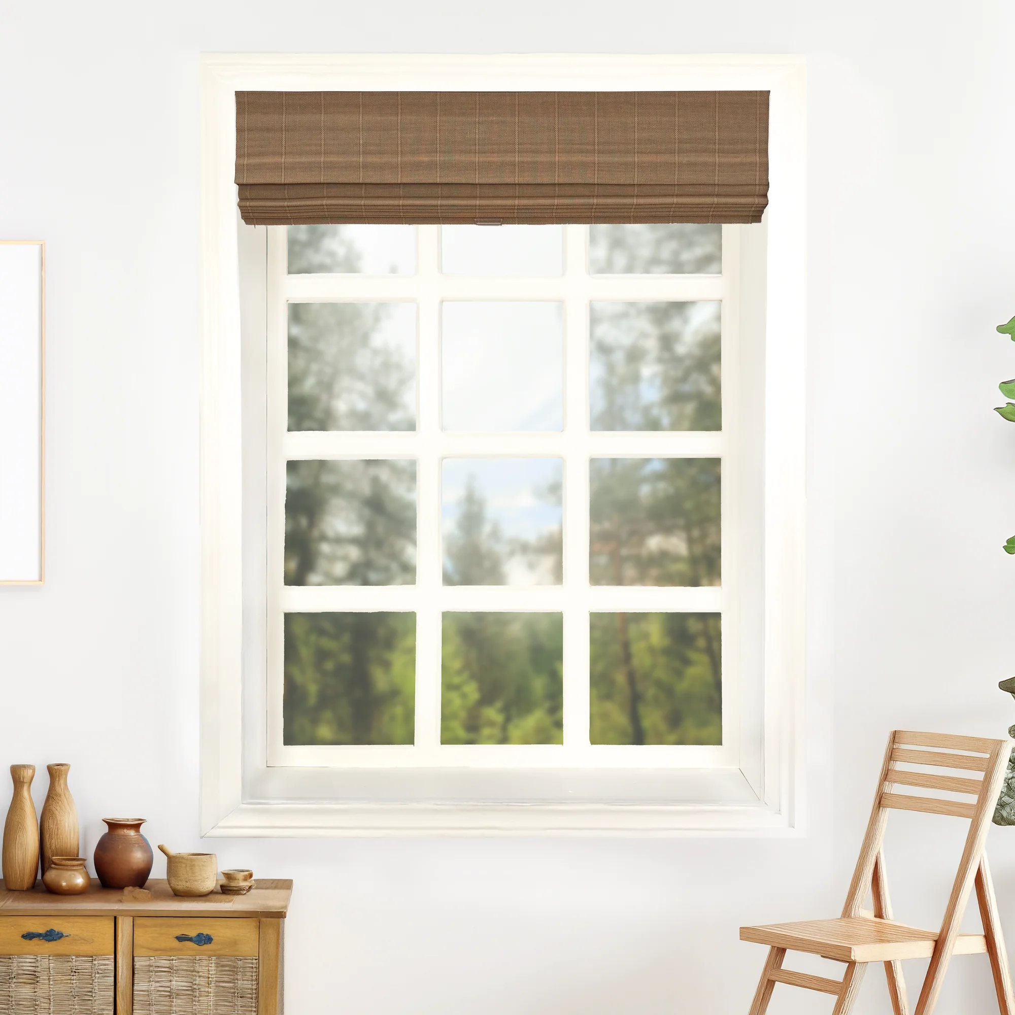 Nomi Woven Bamboo Blinds & Shades | Light Brown - Image 8
