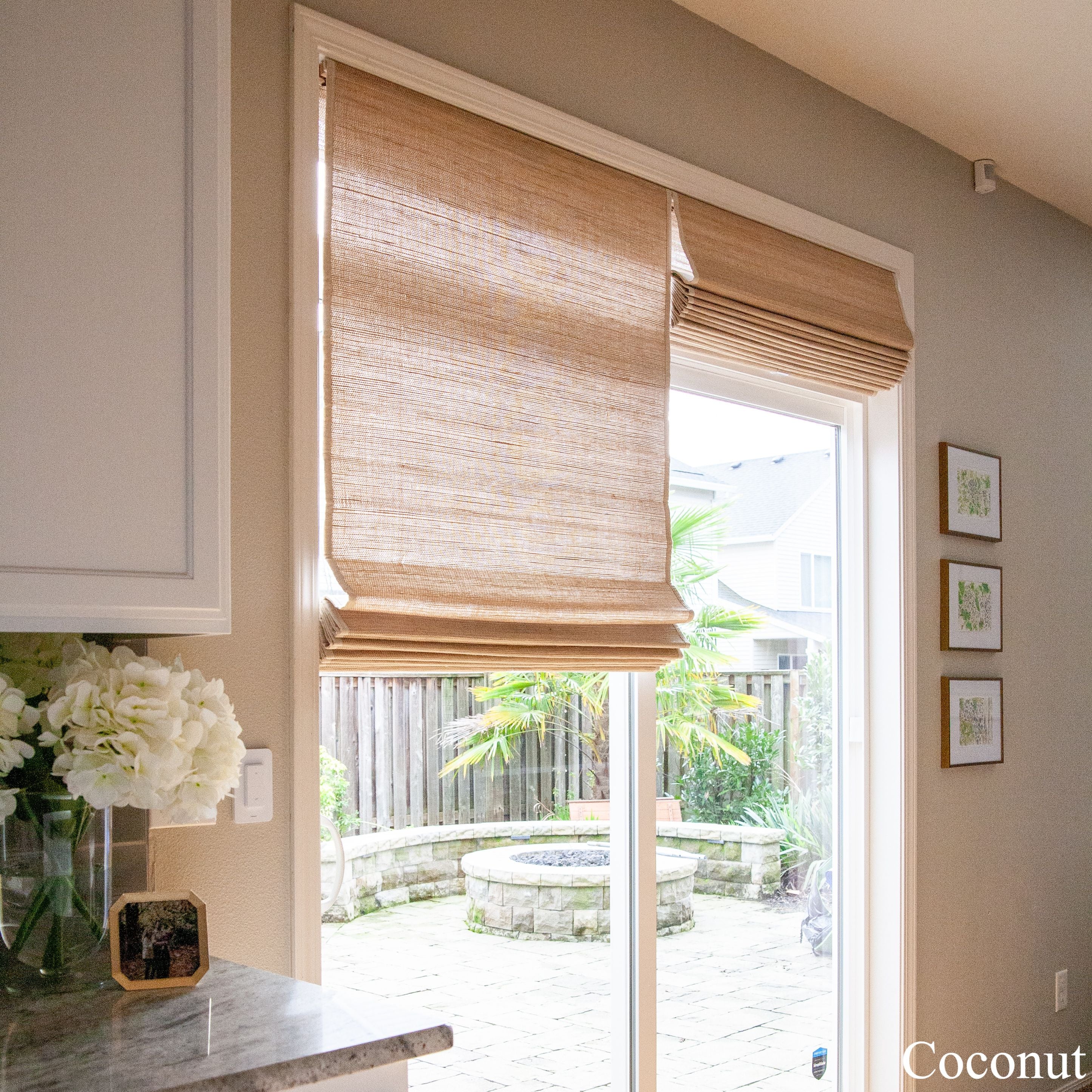 Ramie Woven Bamboo Blinds & Shades | 2 Shades on 1 Headrail