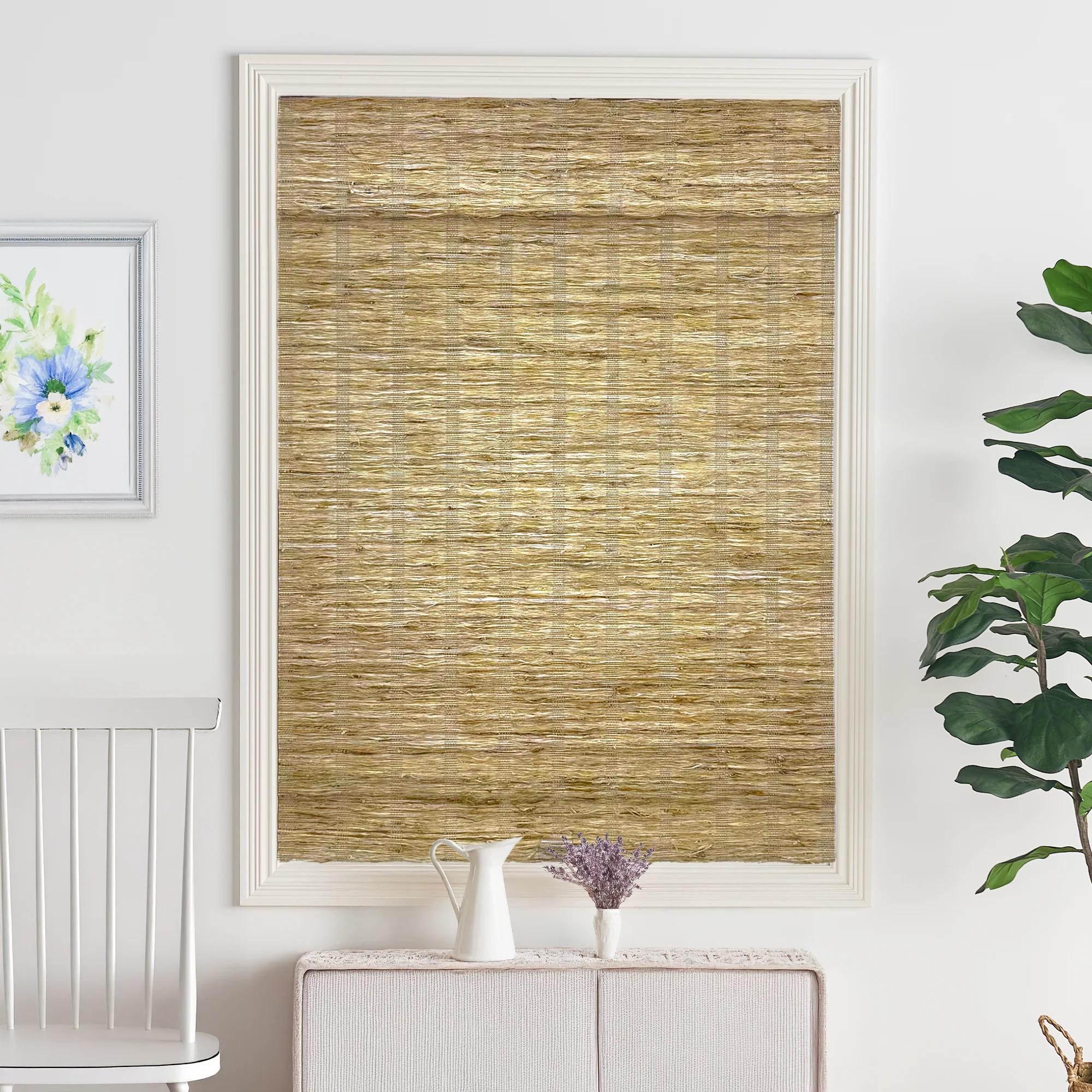 Ramie Woven Bamboo Blinds & Shades | Almond - Image 6