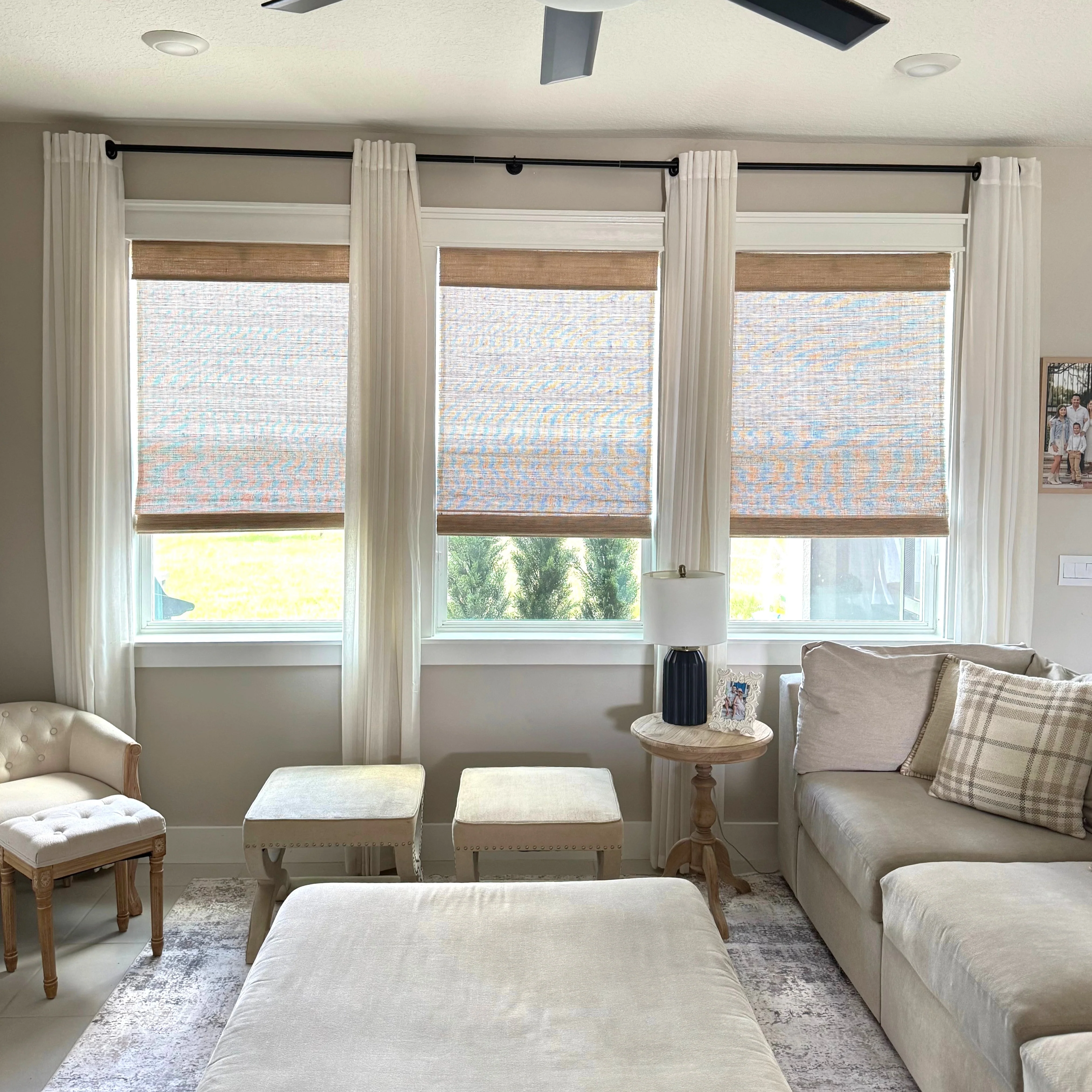 Ramie Woven Bamboo Blinds & Shades | Coconut - Image 3