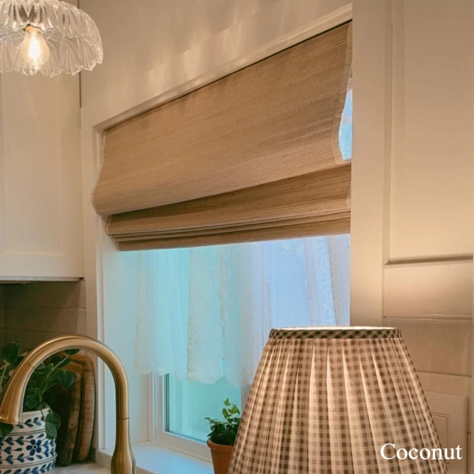 Ramie Woven Bamboo Blinds & Shades | French Door - Image 2