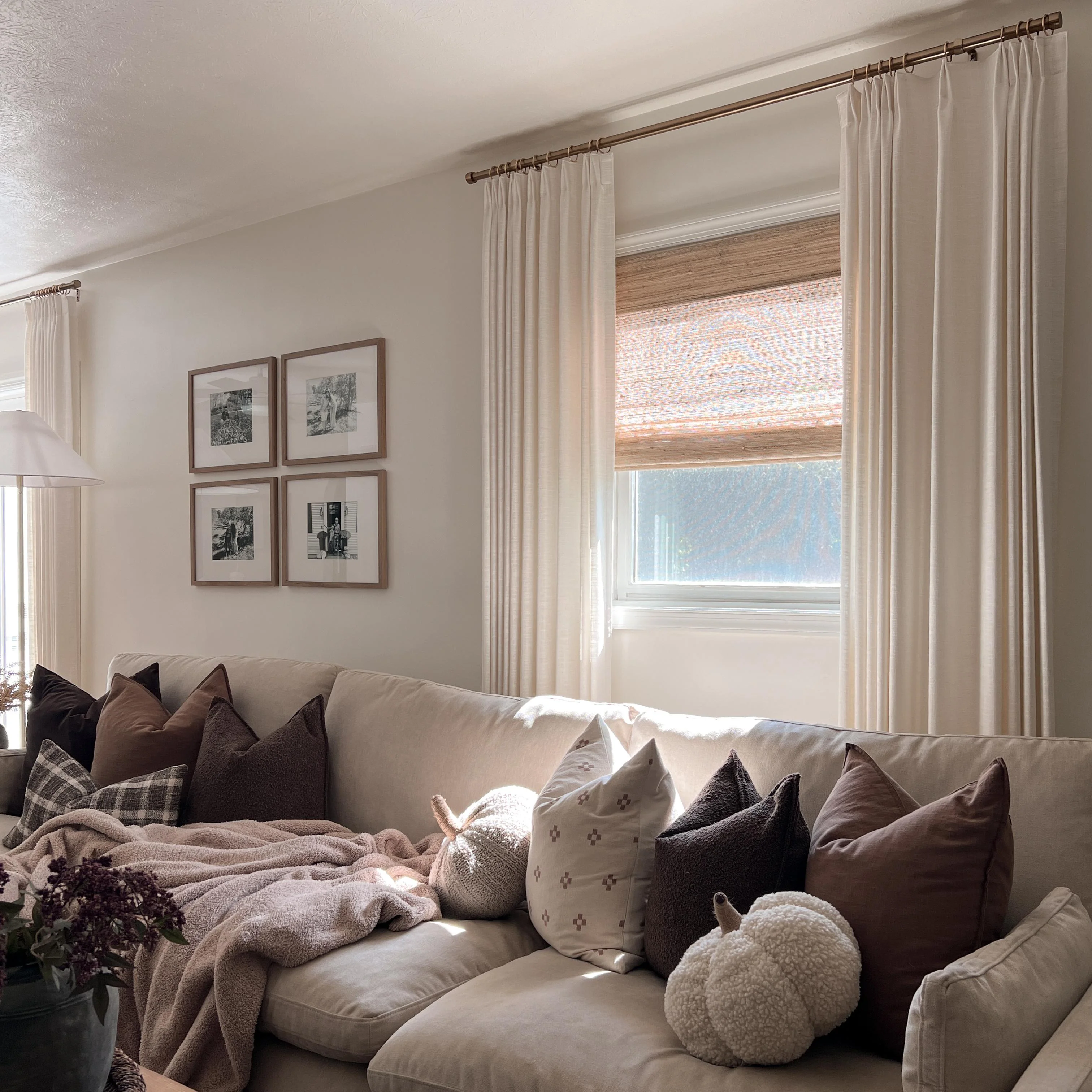Ramie Woven Bamboo Blinds & Shades Top Down Bottom Up | Beige - Image 3