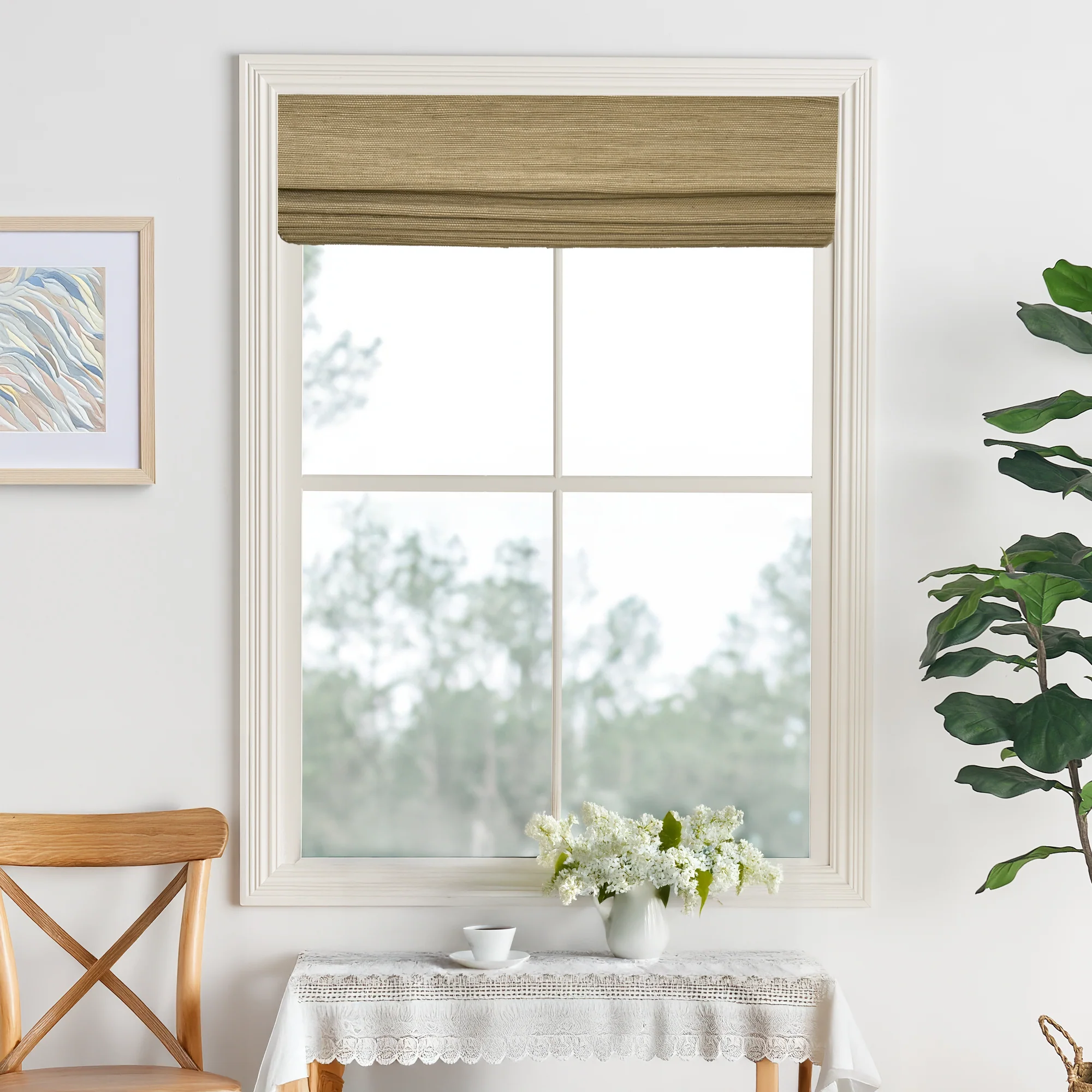 Ramie Woven Bamboo Blinds & Shades | Coconut - Image 14