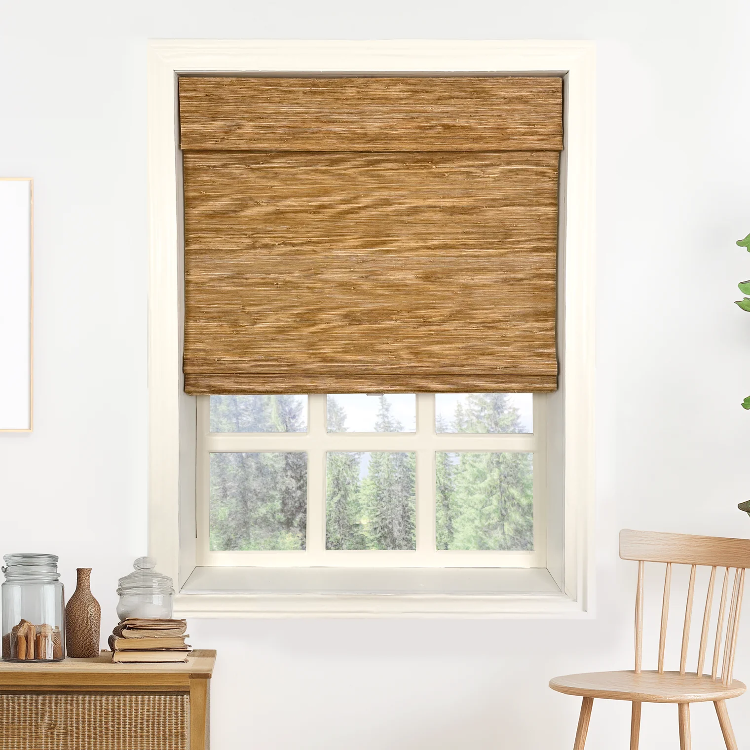 Ramie Woven Bamboo Blinds & Shades Top Down Bottom Up | Woven - Image 7