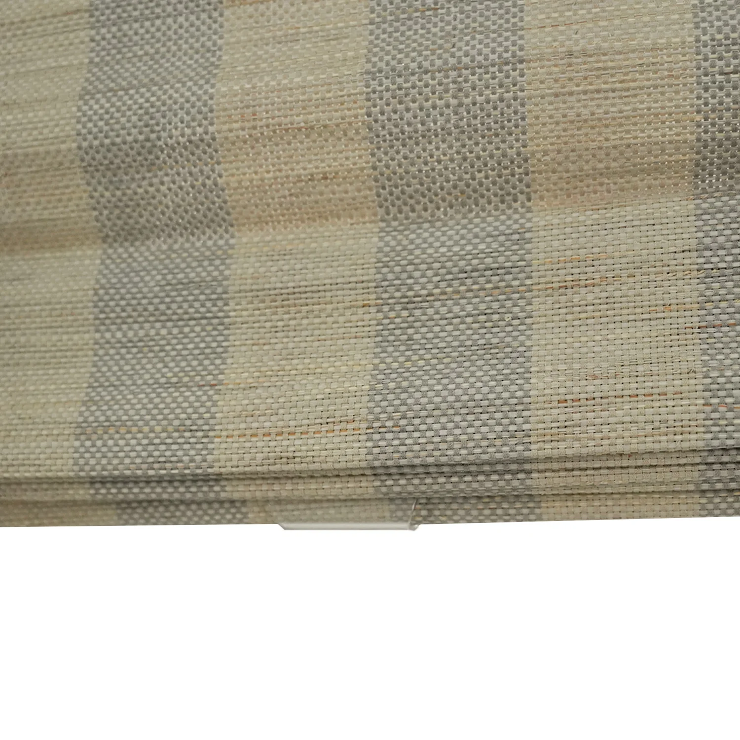 Reed Stripe Bamboo Blinds & Shades - Wooden Headrail - Image 17