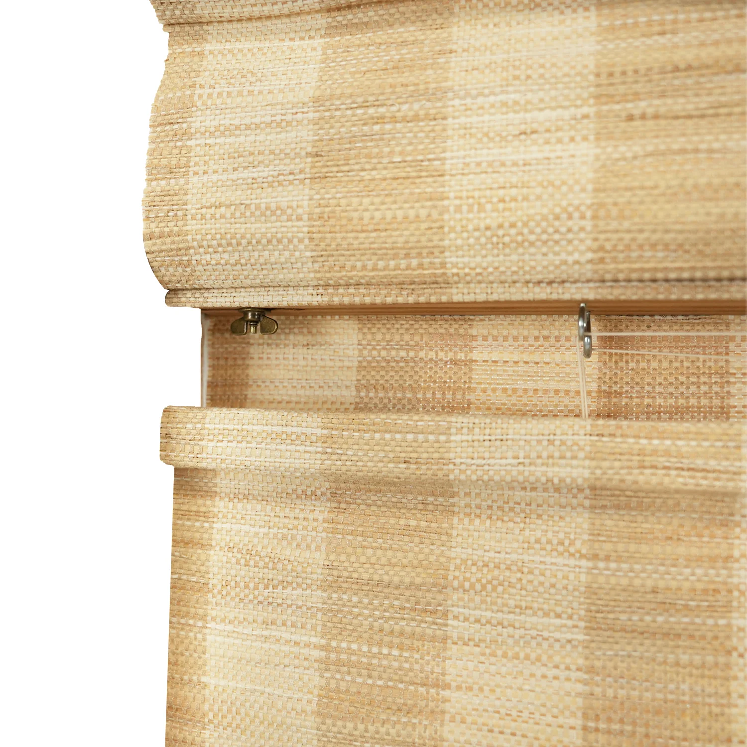 Reed Stripe Bamboo Blinds & Shades | Top Down Bottom Up - Wooden Headrail - Image 11