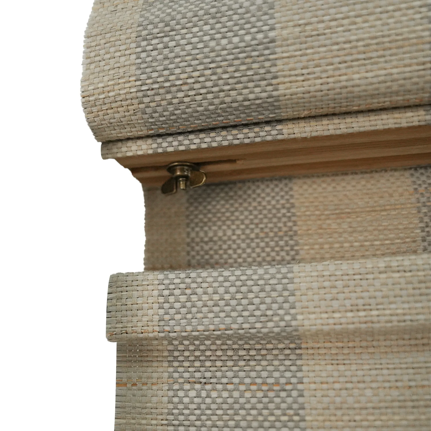 Reed Stripe Bamboo Blinds & Shades | Top Down Bottom Up - Wooden Headrail - Image 23