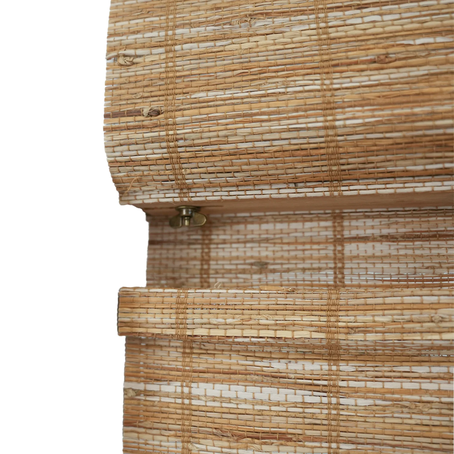 Reed Stripe Bamboo Blinds & Shades | Top Down Bottom Up - Wooden Headrail - Image 34