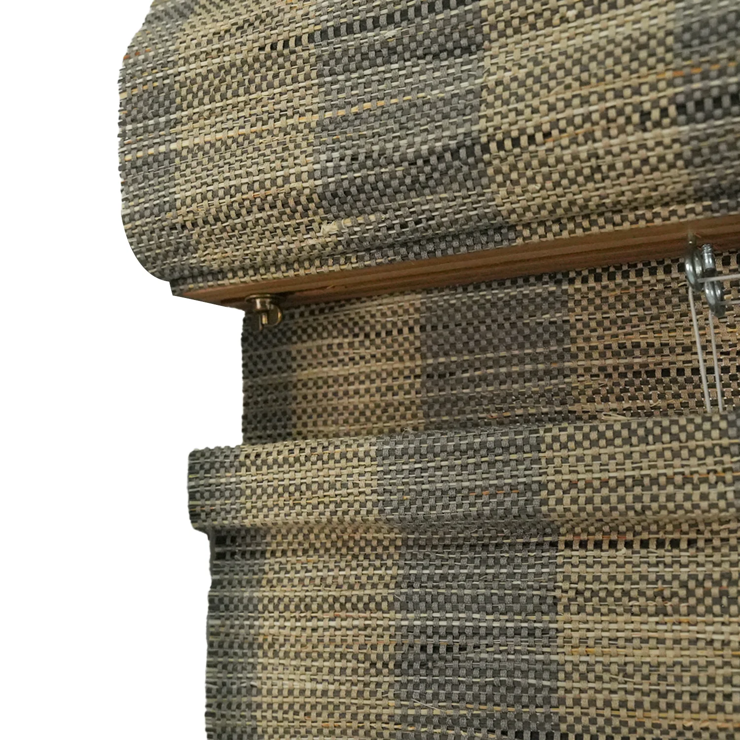 Reed Stripe Bamboo Blinds & Shades | Top Down Bottom Up - Wooden Headrail - Image 41