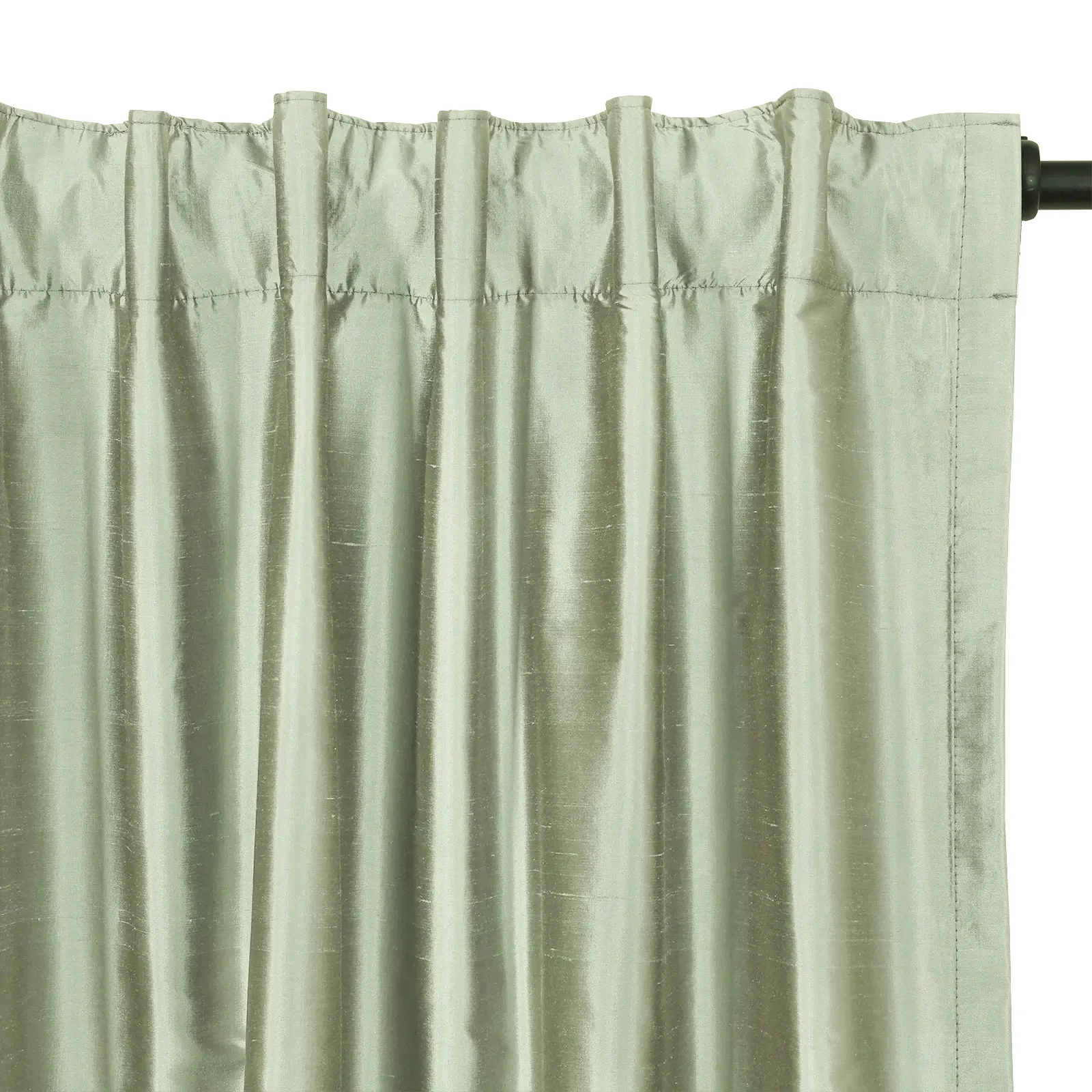 Rina Premium Silk Curtains & Drapes Soft Top - Image 2