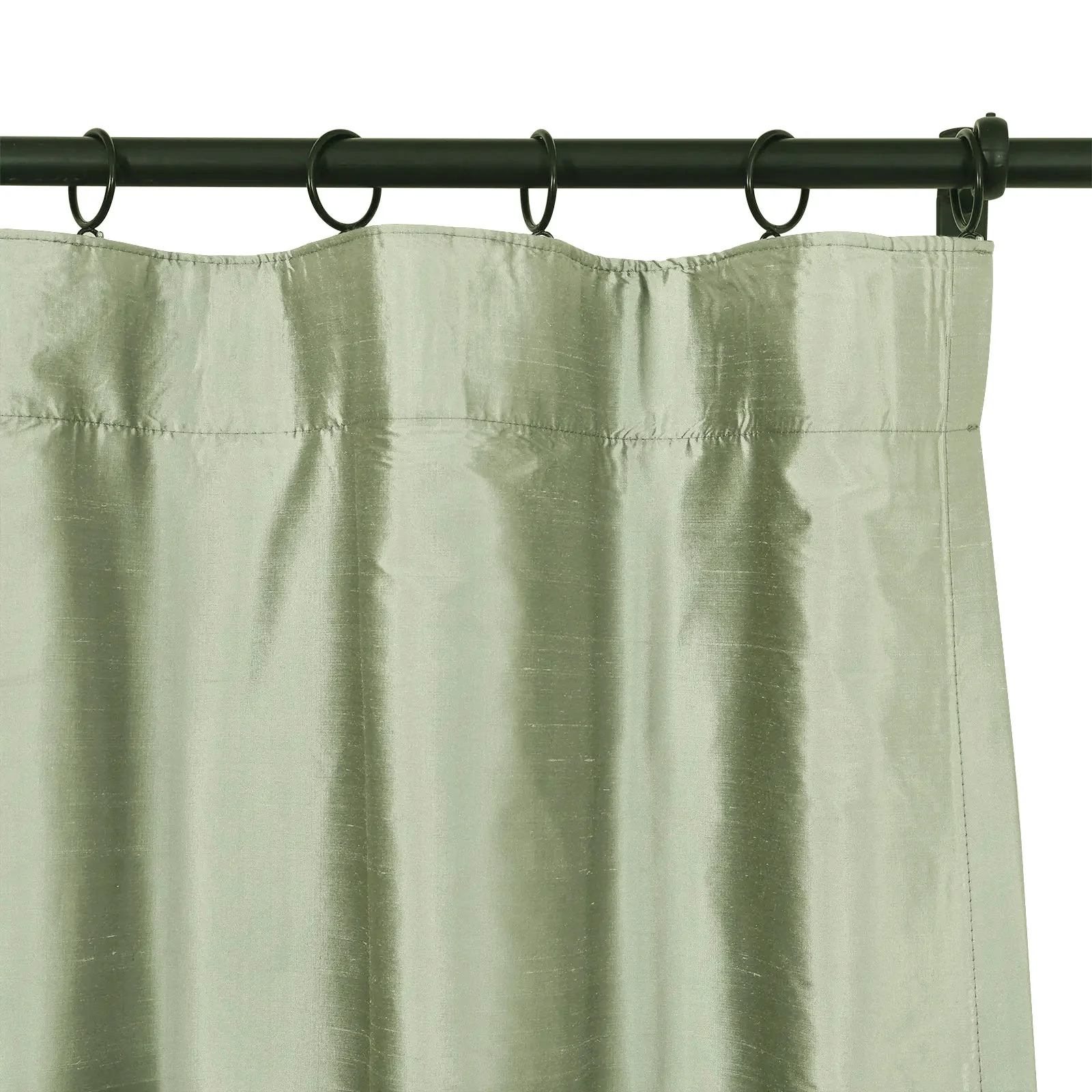 Rina Premium Silk Curtains & Drapes Soft Top - Image 5