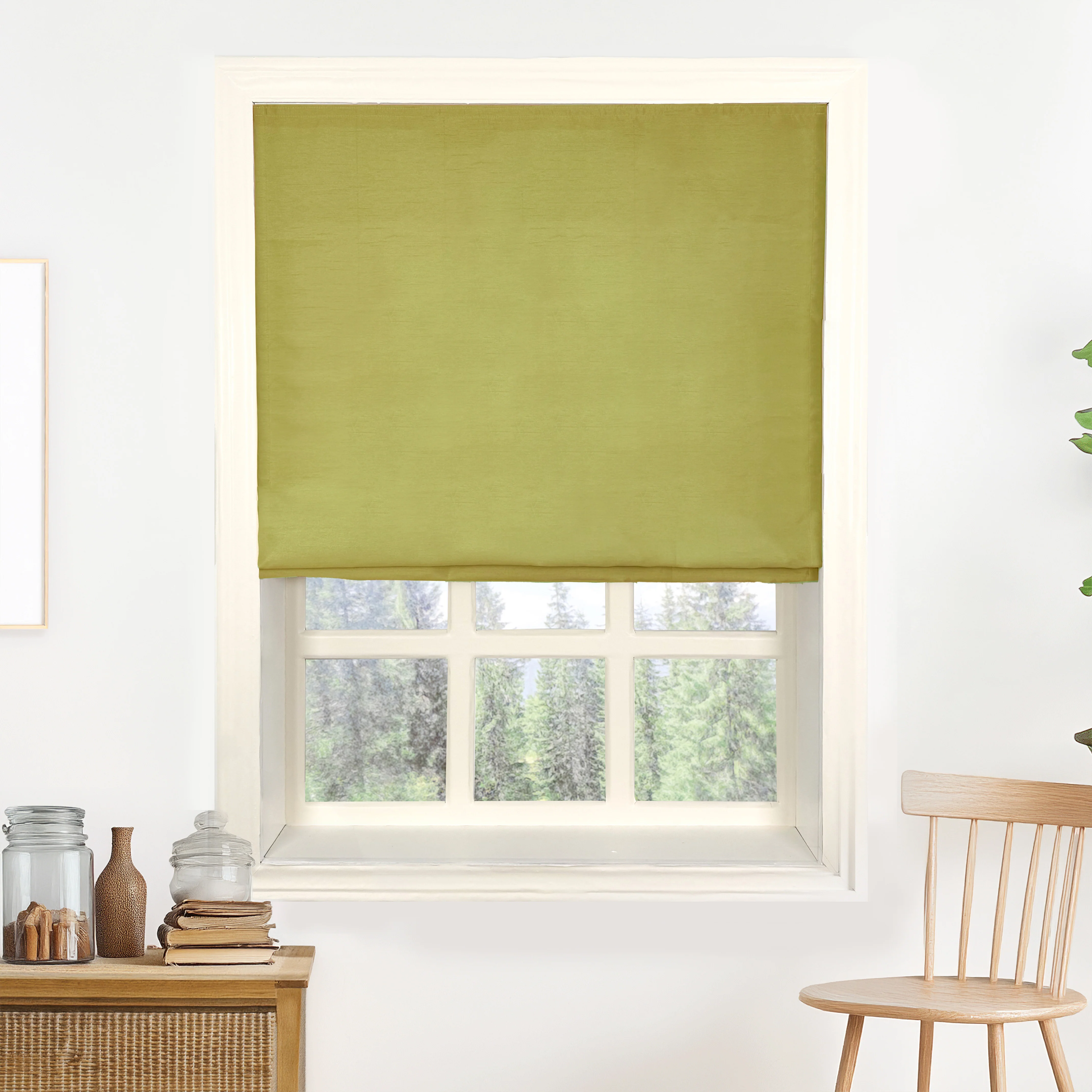 Rina Premium Silk Roman Shades & Blinds - Image 11