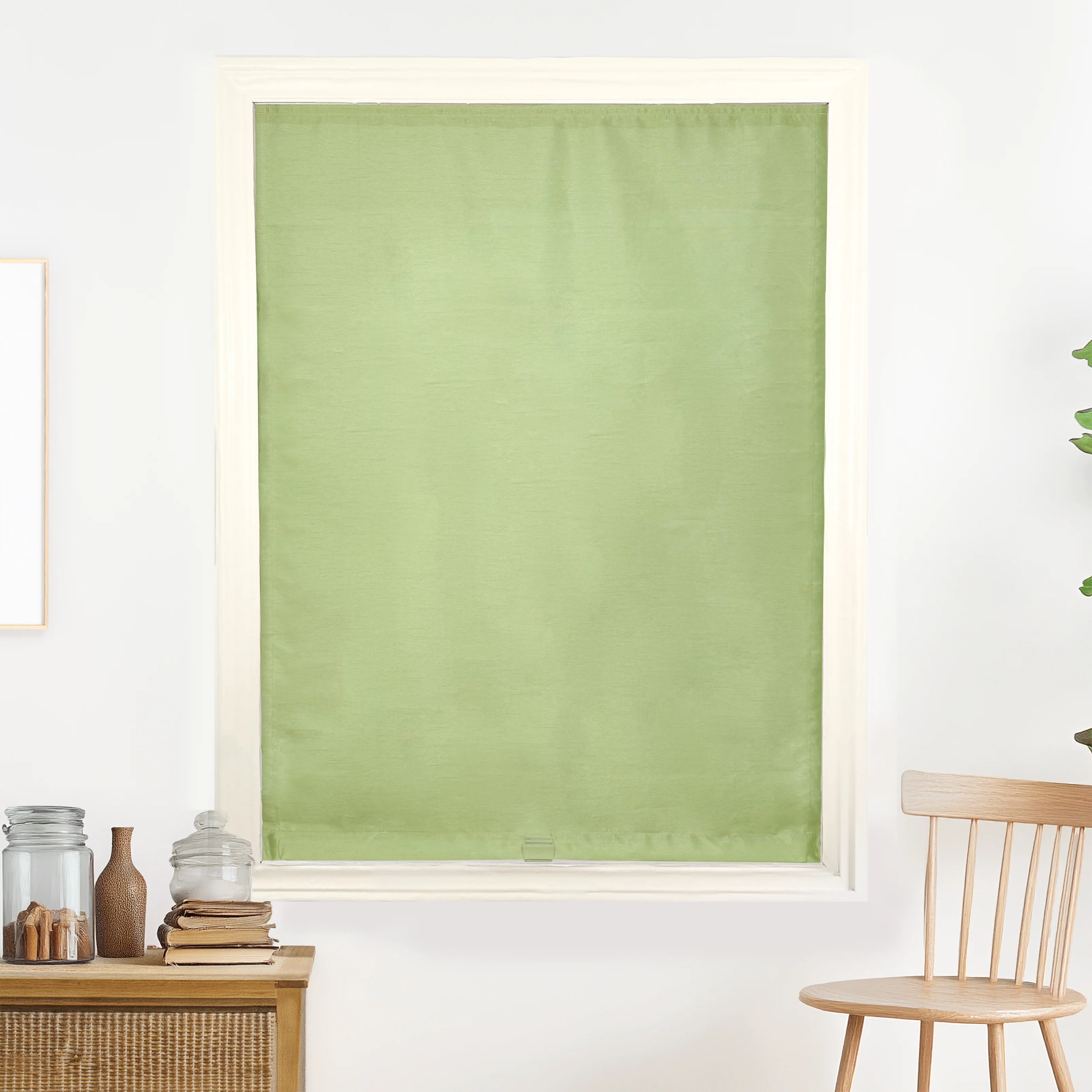 Rina Premium Silk Roman Shades & Blinds - Image 4