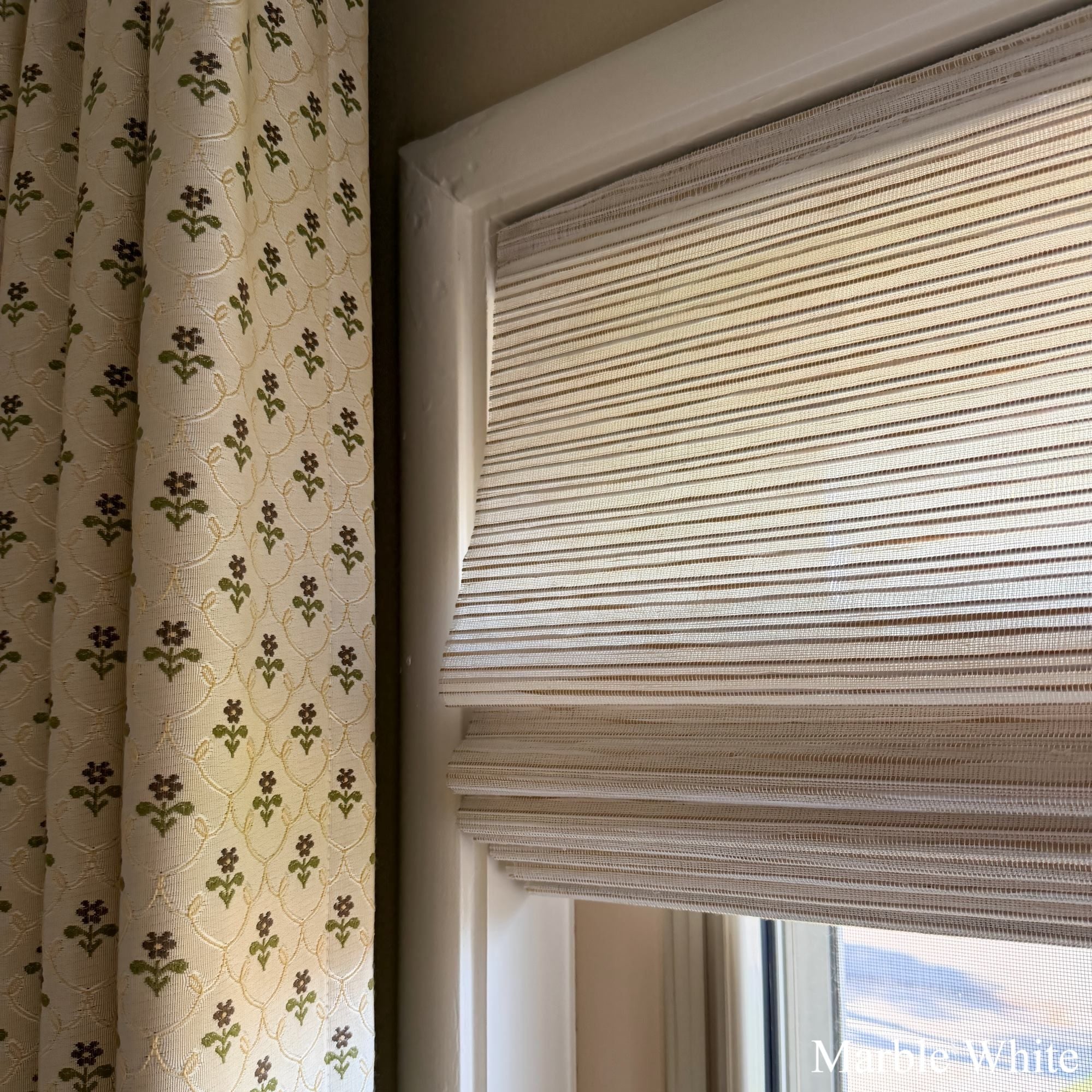 Willow Bamboo Blinds & Shades |Marble White - Image 2