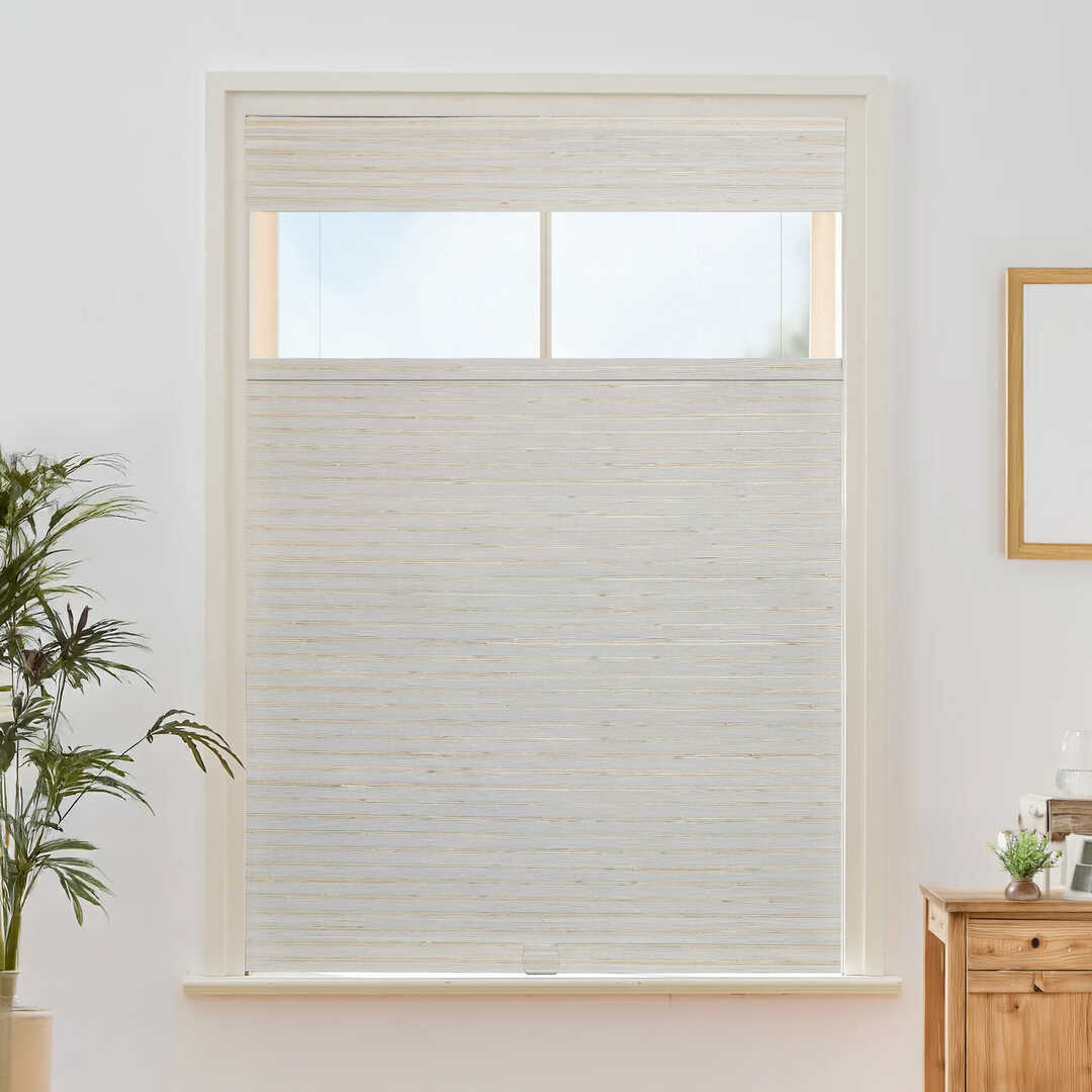 Willow Bamboo Blinds & Shades Top Down Bottom Up |Cream - Image 5