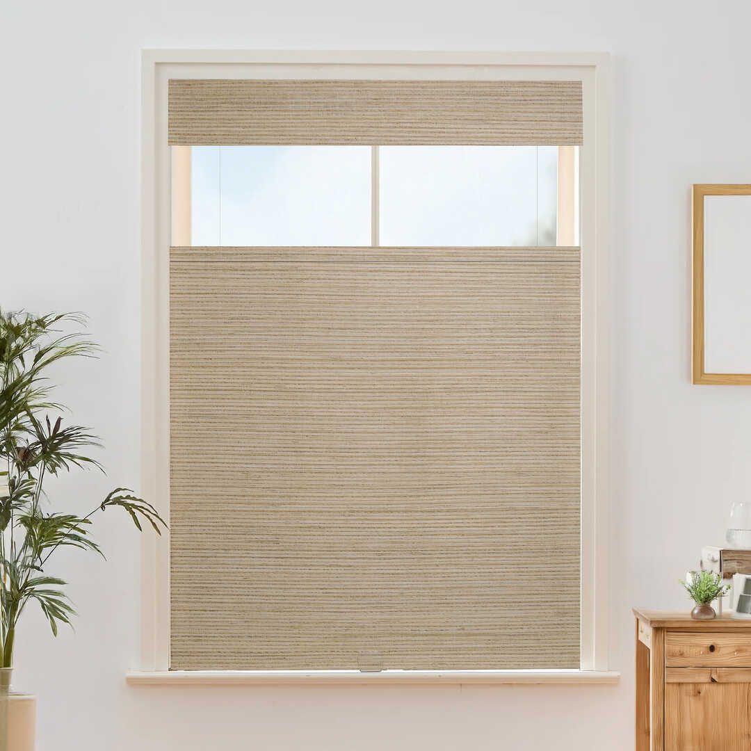 Willow Bamboo Blinds & Shades Top Down Bottom Up |Flax - Image 5