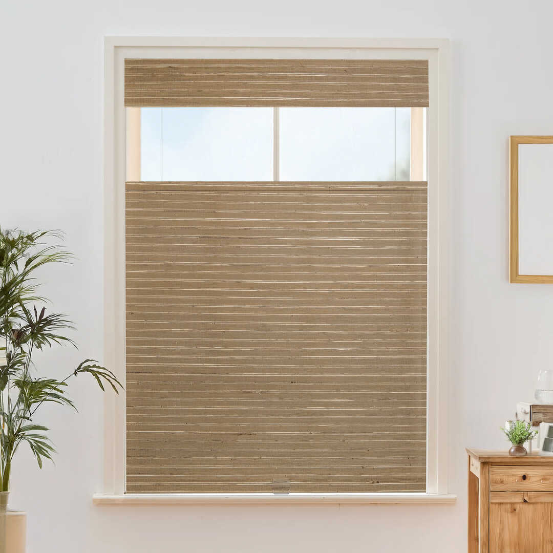 Willow Bamboo Blinds & Shades Top Down Bottom Up |Light Brown - Image 5
