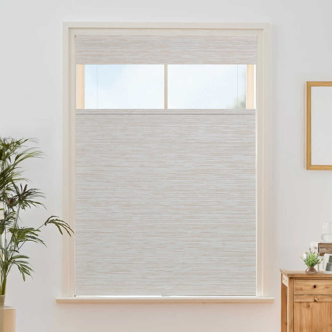 Willow Bamboo Blinds & Shades Top Down Bottom Up |Marble White - Image 7