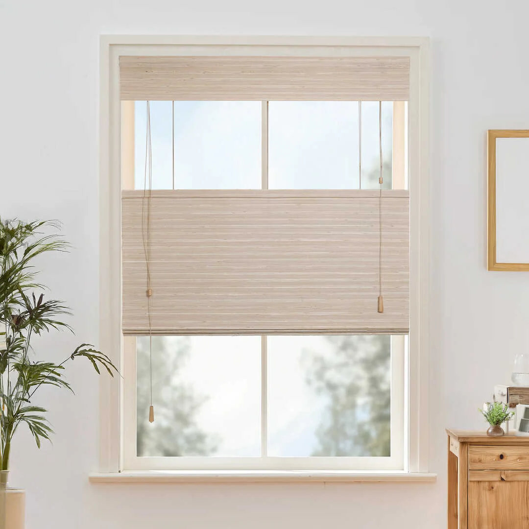 Willow Bamboo Blinds & Shades Top Down Bottom Up |Oat - Image 6