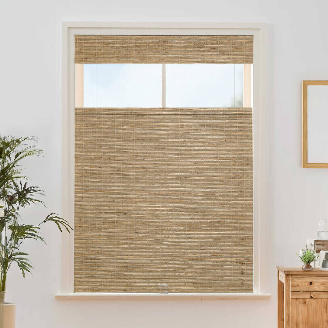 Willow Bamboo Blinds & Shades Top Down Bottom Up | Straw - Image 6